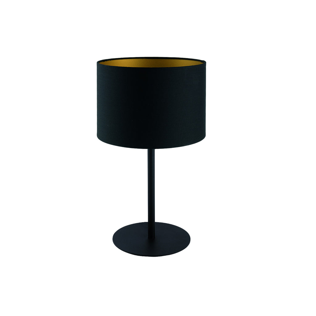 Nowodvorski Lampa stołowa ALICE 10W only LED 50/60Hz - Tkanina - Czarno-złoty
