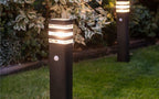 Nowodvorski Lampa stojąca RIO SENSOR 10W only LED 50/60Hz IP54 - Aluminium lakierowane - Czarny 9097