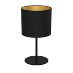lampka gab. Arden H 34 black, cylinder shade dia 180, h 150 black/gold 1xE27