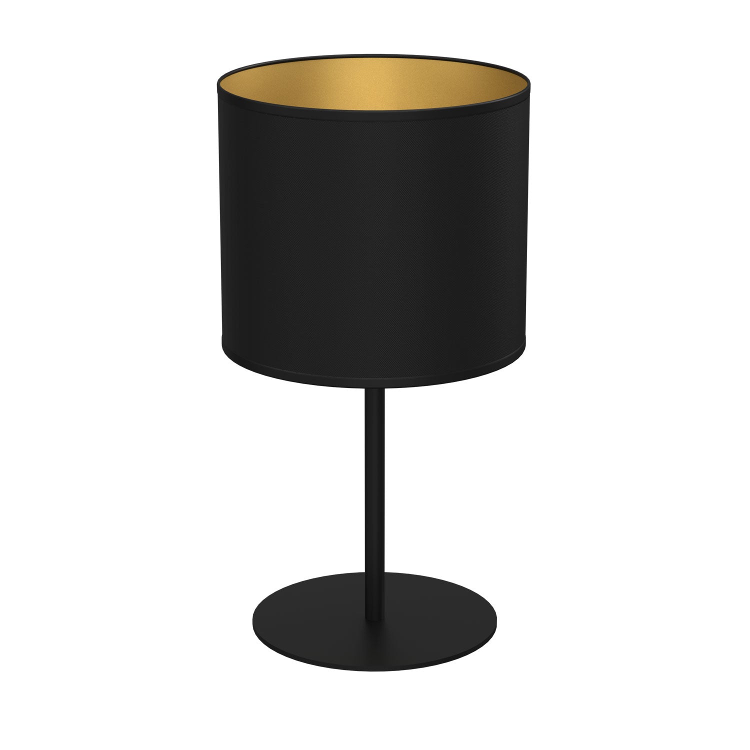 lampka gab. Arden H 34 black, cylinder shade dia 180, h 150 black/gold 1xE27