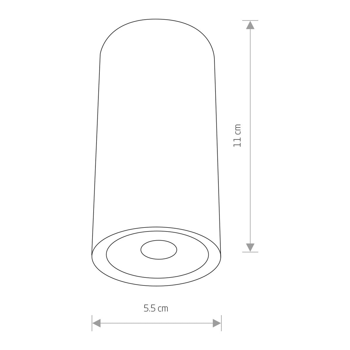 Nowodvorski Plafon EDESA LED S 3W 50/60Hz IP54 - Aluminium lakierowane - Biały 9111