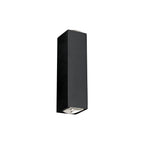 Nowodvorski Lampa ścienna natynkowa LENS LED 2x2W 50/60Hz IP54 - Aluminium lakierowane - Czarny
