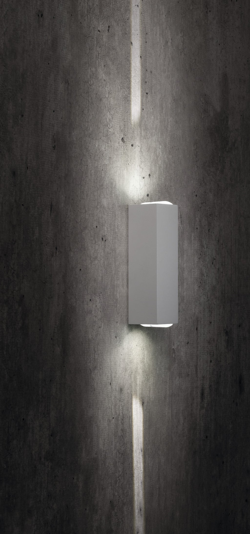 Nowodvorski Lampa ścienna natynkowa LENS LED 2x2W 50/60Hz IP54 - Aluminium lakierowane - Biały 9113