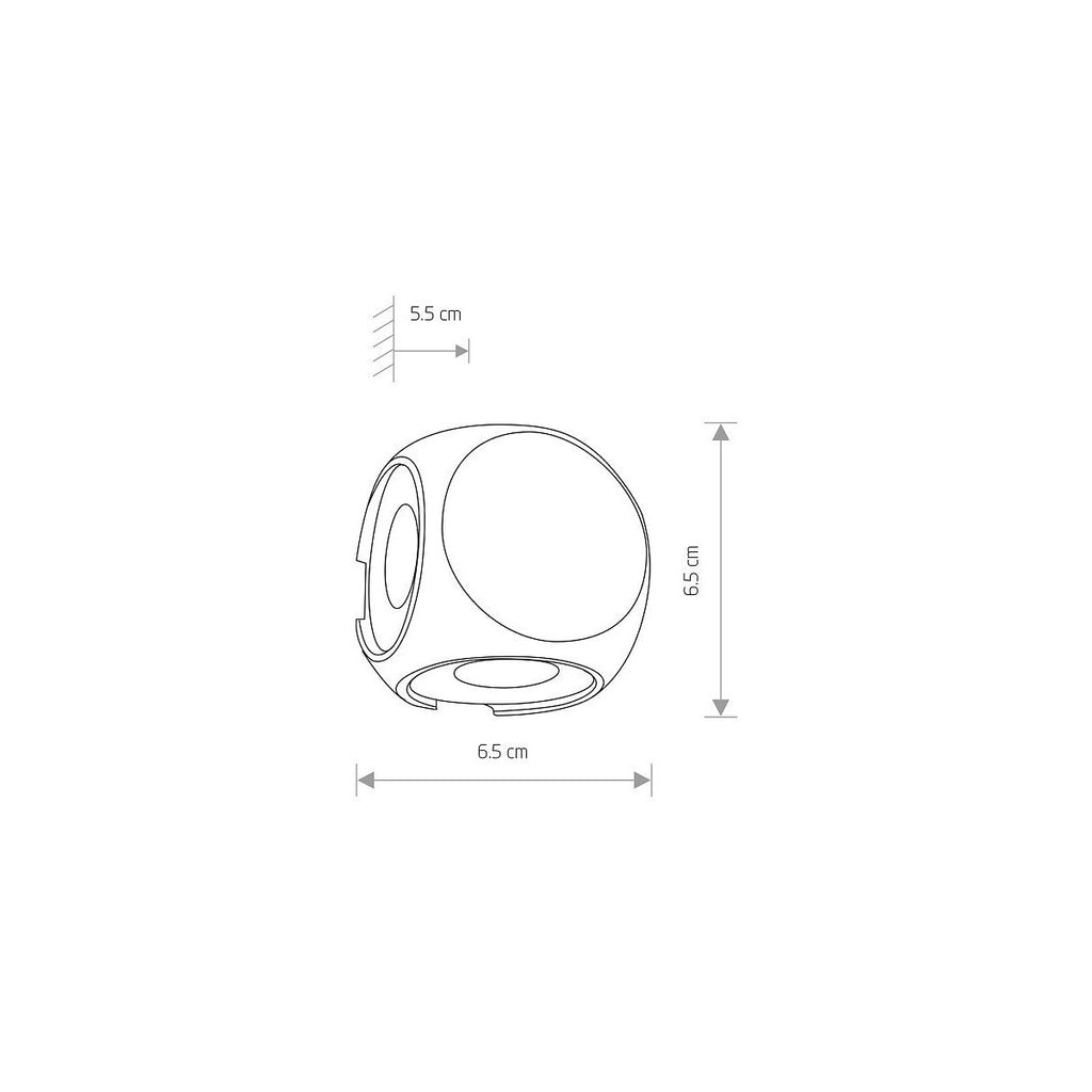 Nowodvorski Lampa downlights natynkowa PATRAS LED 4x1W 50/60Hz IP54 - Aluminium lakierowane - Czarny 9115