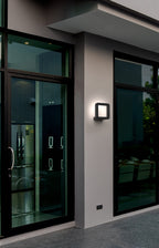 Nowodvorski Lampa ścienna natynkowa THIKA LED A 10W 50/60Hz IP54 - Aluminium lakierowane - Czarny 9121