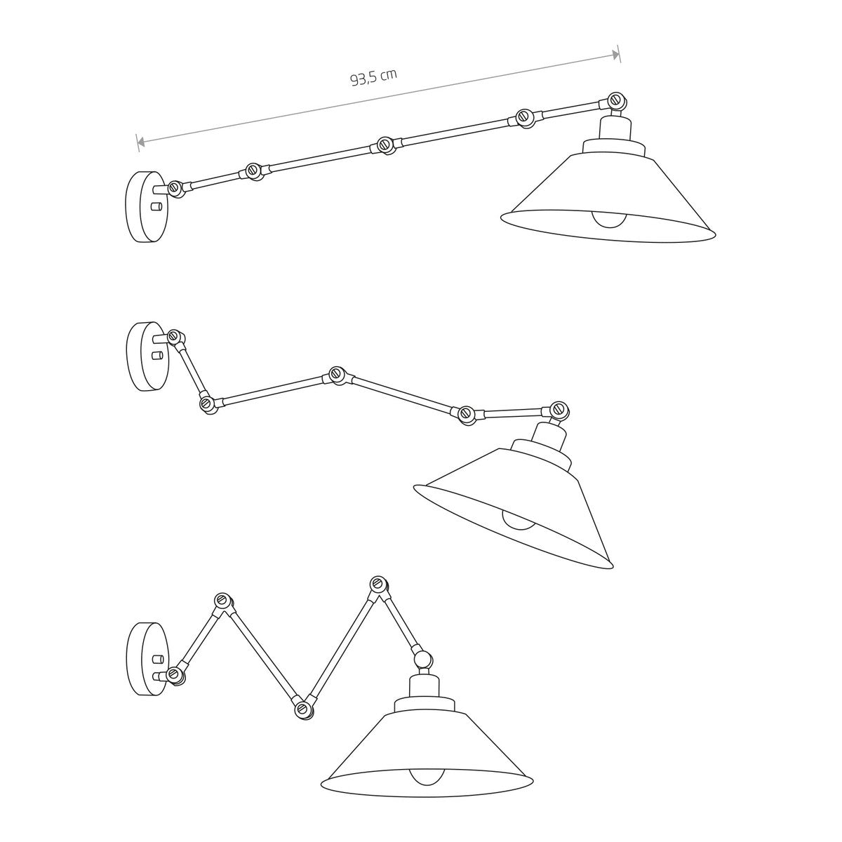Nowodvorski Lampa przysufitowa PANTOGRAPH 25W only LED 50/60Hz - Stal lakierowana - Czarny 9126