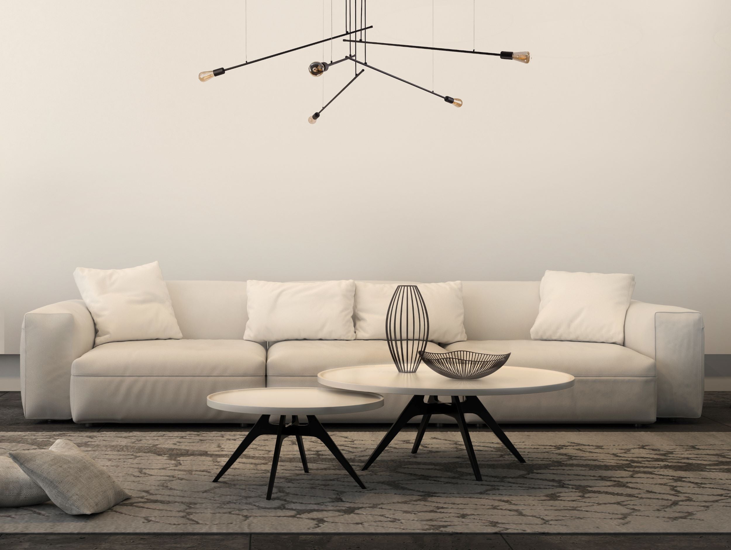 Nowodvorski Lampa wisząca PILE 25W only LED 50/60Hz - Stal lakierowana - Czarny