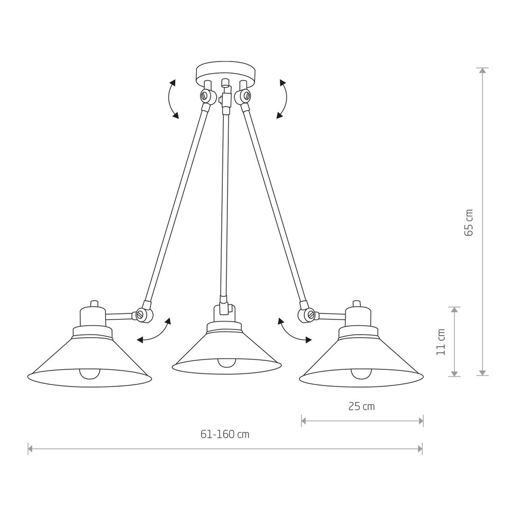 Nowodvorski Lampa przysufitowa TECHNO 25W only LED 50/60Hz - Stal lakierowana - Czarny I 9142