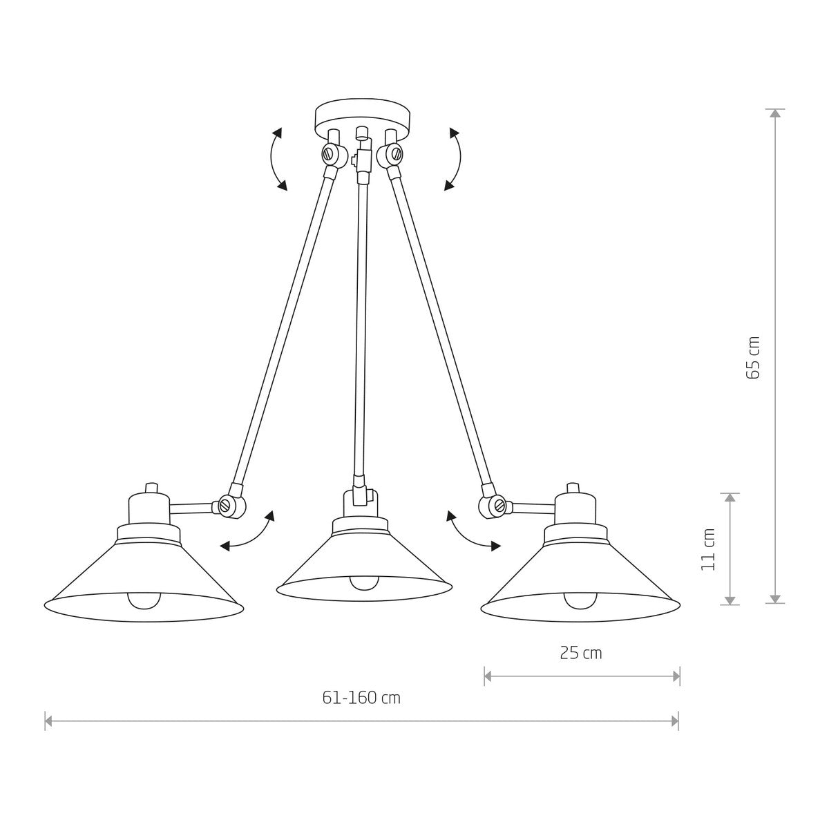 Nowodvorski Lampa przysufitowa TECHNO 25W only LED 50/60Hz - Stal lakierowana - Czarny I 9142