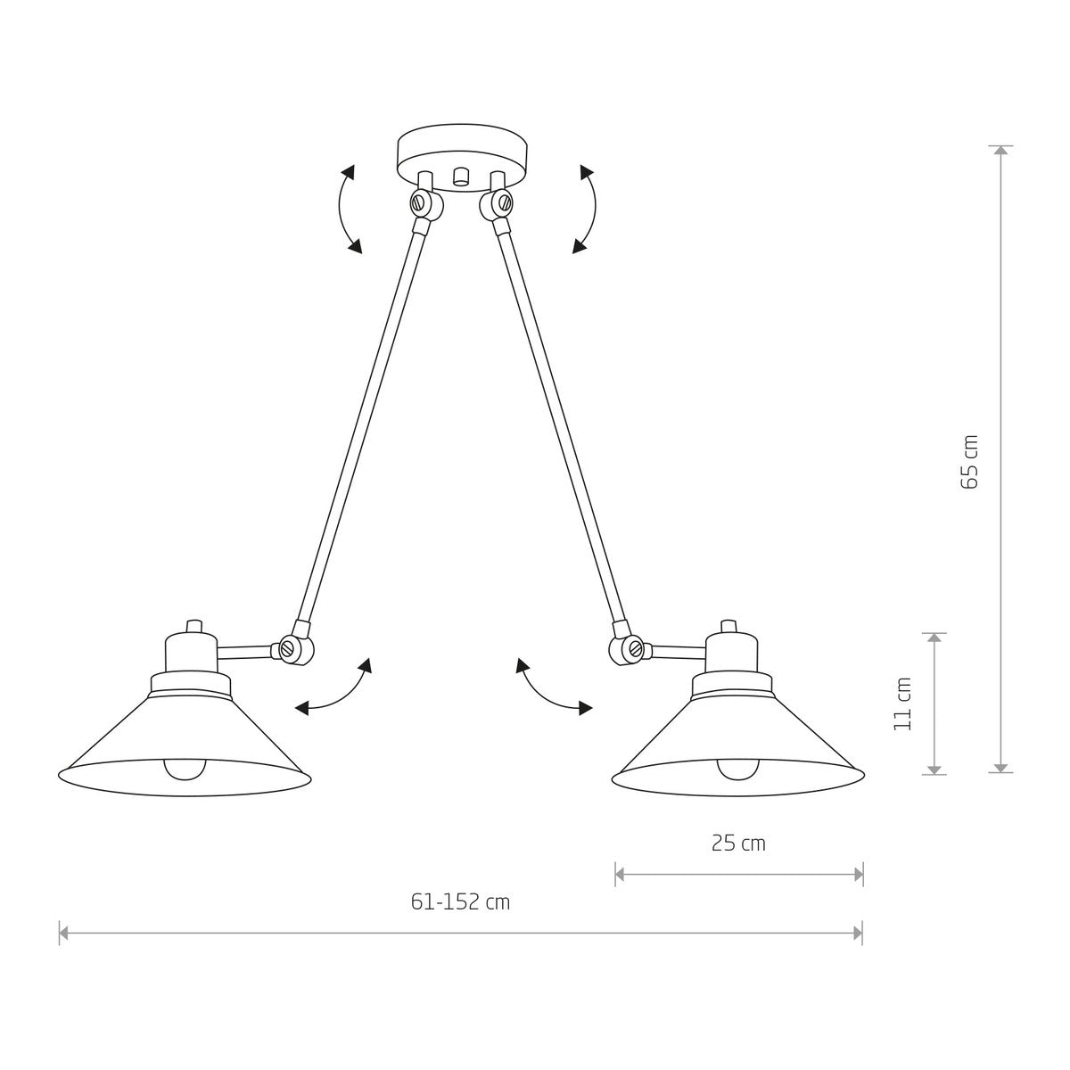 Nowodvorski Lampa przysufitowa TECHNO 25W only LED 50/60Hz - Stal lakierowana - Czarny II 9143
