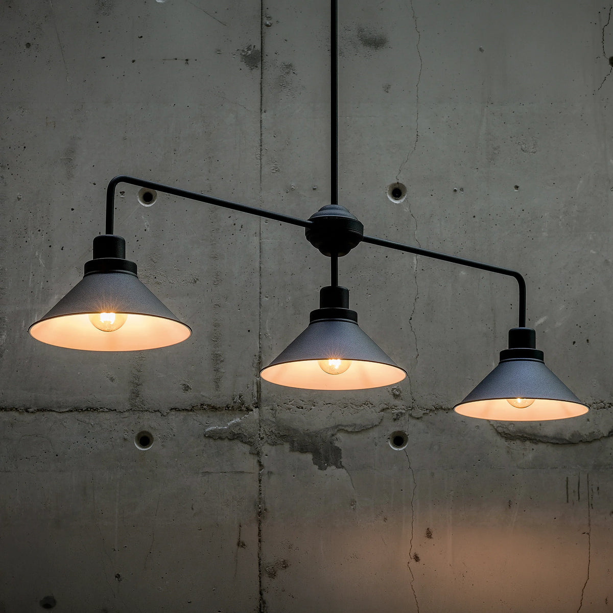Nowodvorski Lampa przysufitowa CRAFT 25W only LED 50/60Hz - Stal lakierowana - Czarny 9150 - lampa włączona