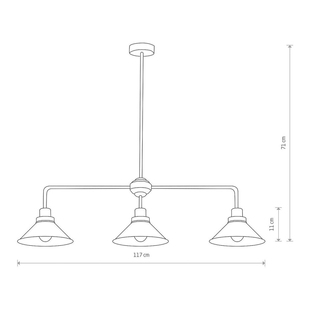 Nowodvorski Lampa przysufitowa CRAFT 25W only LED 50/60Hz - Stal lakierowana - Czarny 9150