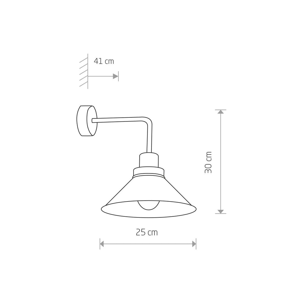 Nowodvorski Kinkiet CRAFT 25W only LED 50/60Hz - Stal lakierowana - Czarny 9151
