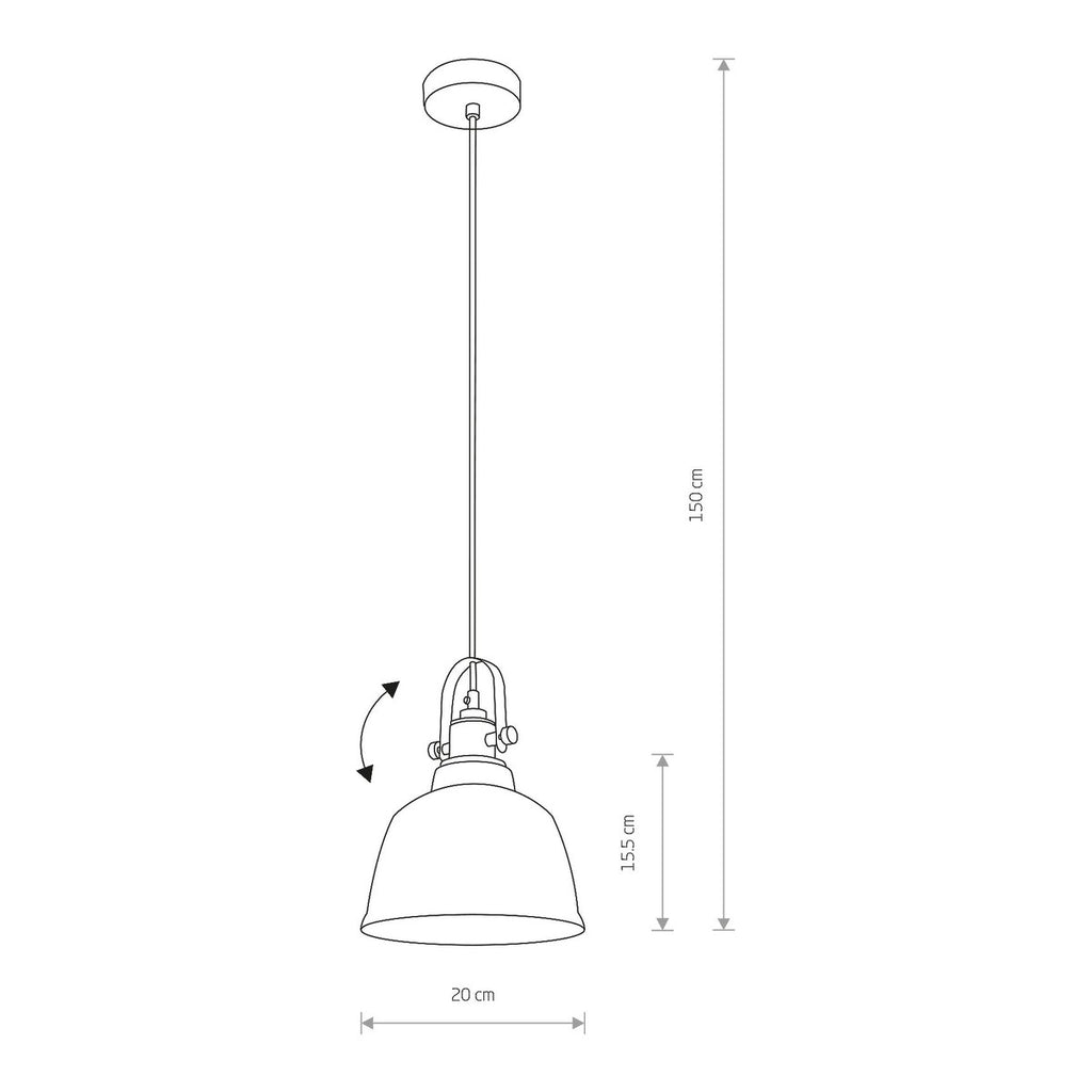 Nowodvorski Lampa wisząca AMALFI M 25W only LED 50/60Hz - Szkło metalizowane - Złoty 9153