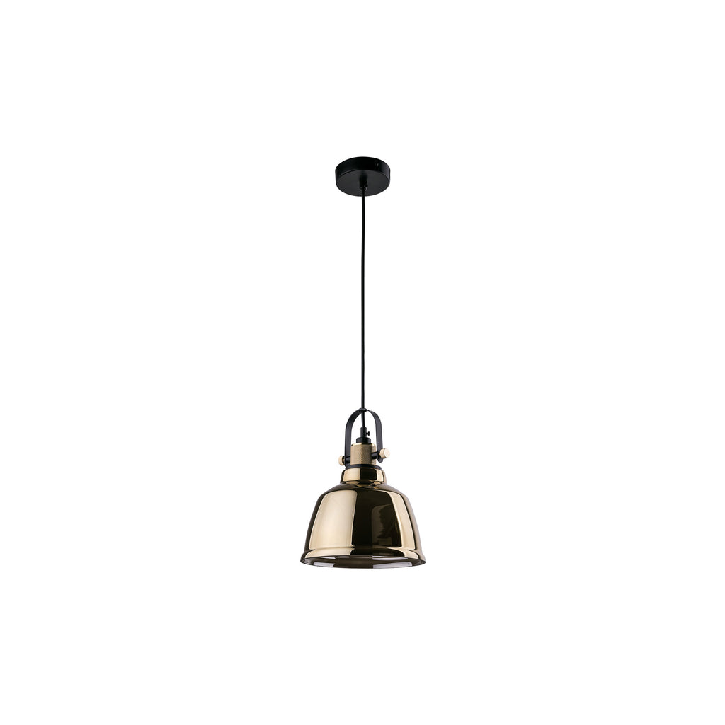 Nowodvorski Lampa wisząca AMALFI M 25W only LED 50/60Hz - Szkło metalizowane - Złoty