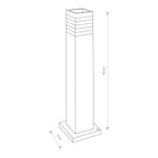 Nowodvorski Lampa stojąca OIR 10W only LED 50/60Hz IP44 - Aluminium lakierowane - Czarny 9158