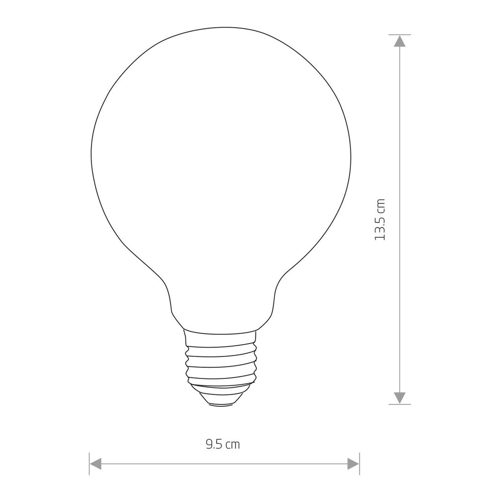 Nowodvorski BULB GLASS BALL LED, E27, 8W E27 50/60Hz - Szkło - Biały 9177