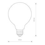 Nowodvorski BULB GLASS BALL LED, E27, 8W E27 50/60Hz - Szkło - Biały 9177
