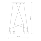 Nowodvorski Lampa wisząca IMBRIA 10W only LED 50/60Hz - Stal lakierowana - Czarny I 9192