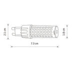 Nowodvorski BULB LED G9, 7W G9 50/60Hz 750lm - Ceramika 9197