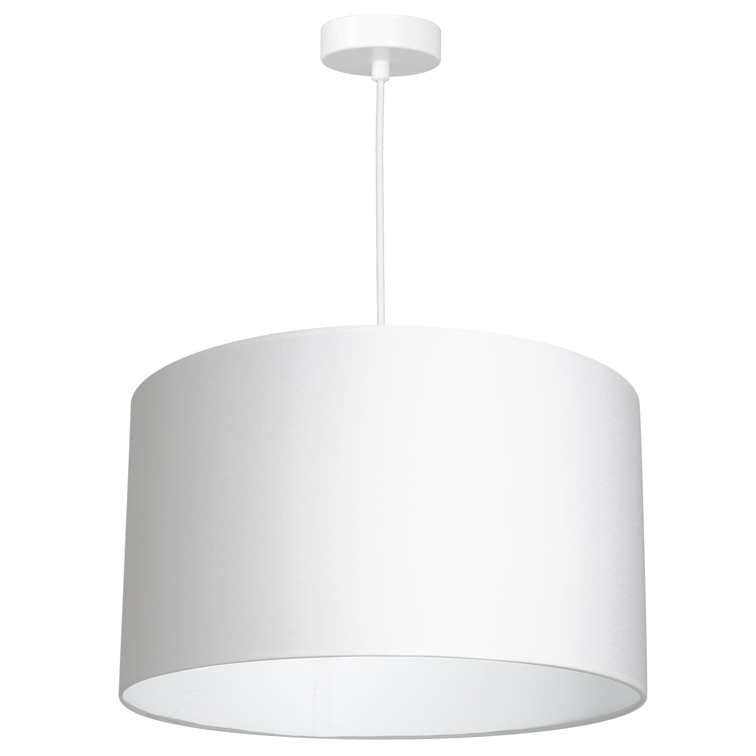 żyrandol Arden white, cylinder shade dia 400, h 250 white 1xE27