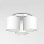 plafon Arden white, cylinder shade white 3xE27