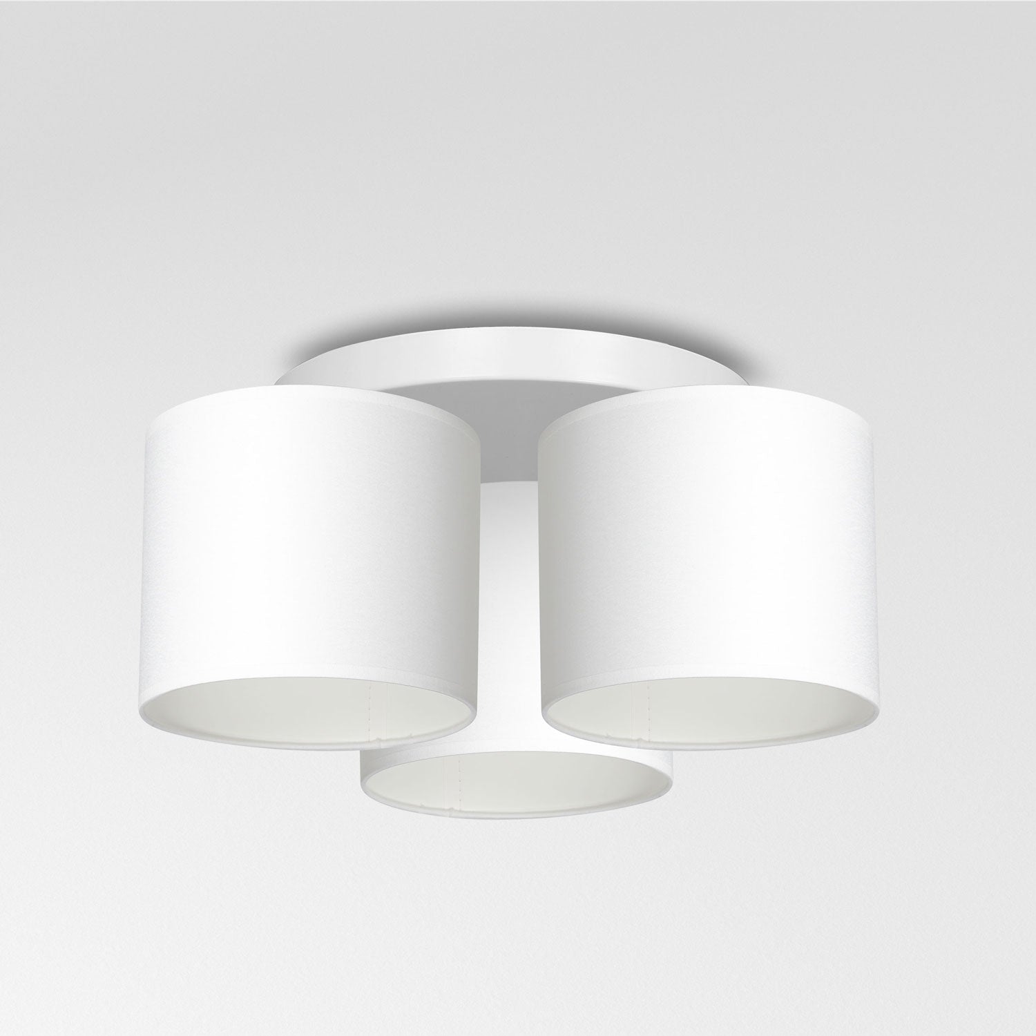 plafon Arden white, cylinder shade white 3xE27