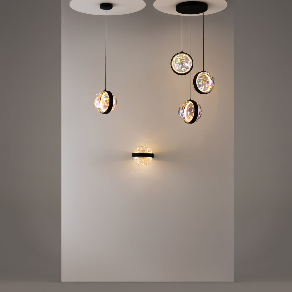 Maytoni Lampa wisząca Misterio - Metal - Czarny MOD379PL-L17B2.7K
