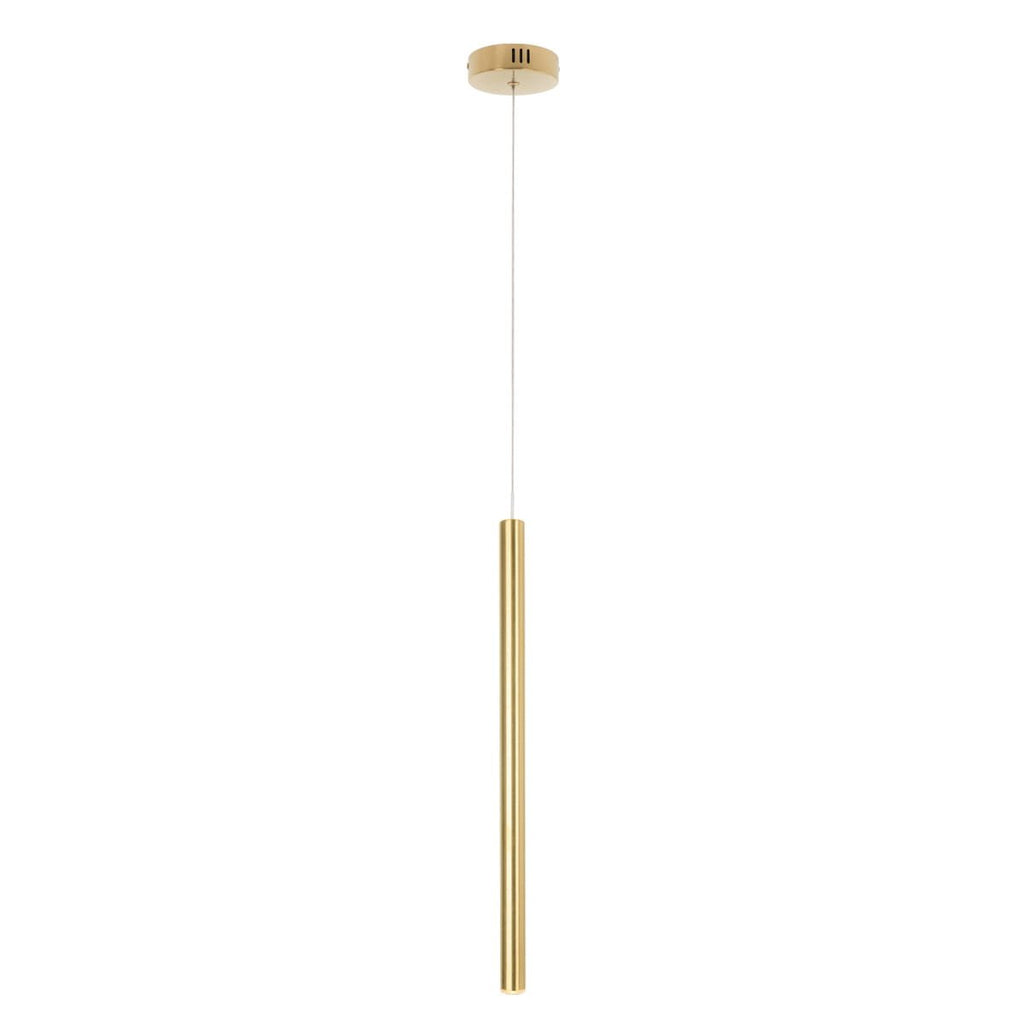 Maxlight Lampa wisząca Organic I - Metal + akryl - Złoty szczotkowany P0459