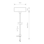 Nowodvorski System szynowy PROFILE POWER SUPPLY KIT 1-obwodowy Profile - Stal lakierowana - Czarny 9238