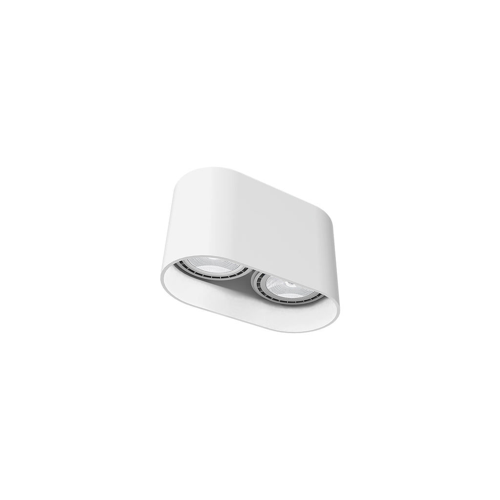Nowodvorski Lampa downlights natynkowa OVAL 15W only LED 50/60Hz - Aluminium lakierowane - Biały