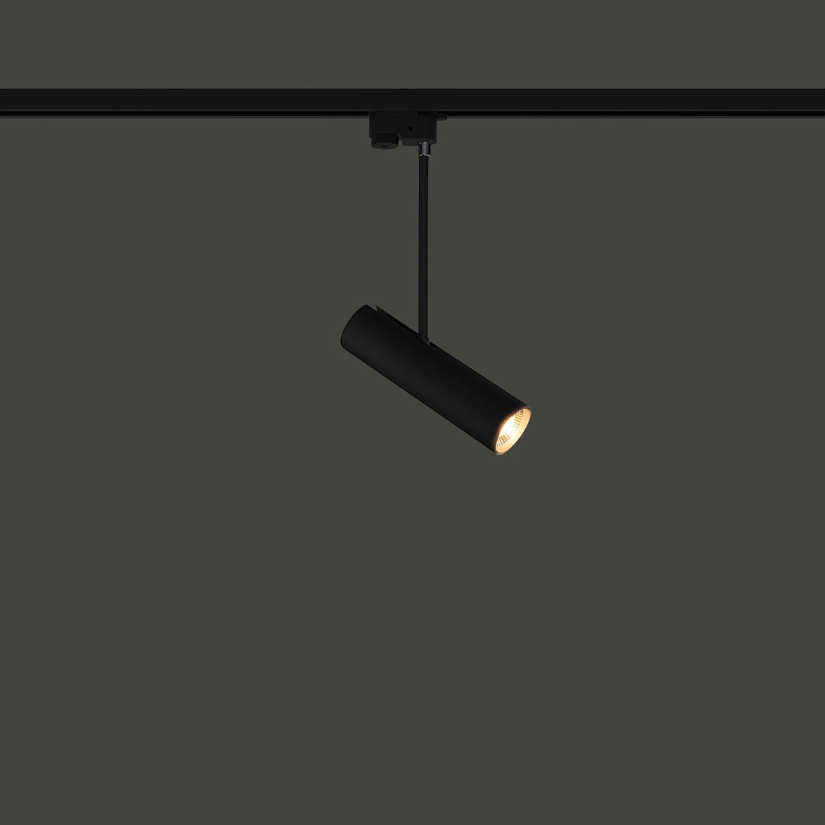 Nowodvorski System szynowy PROFILE EYE SUPER C 1-obwodowy Profile Lampa 10W only LED - Stal lakierowana - Czarny 9244 - lampa włączona