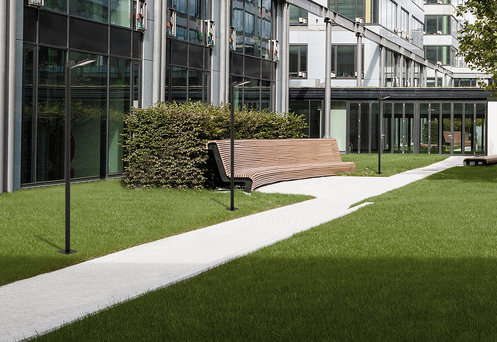 Nowodvorski Lampa stojąca PATHWAY LED M 24W 50/60Hz IP65 - Stal lakierowana - Czarny