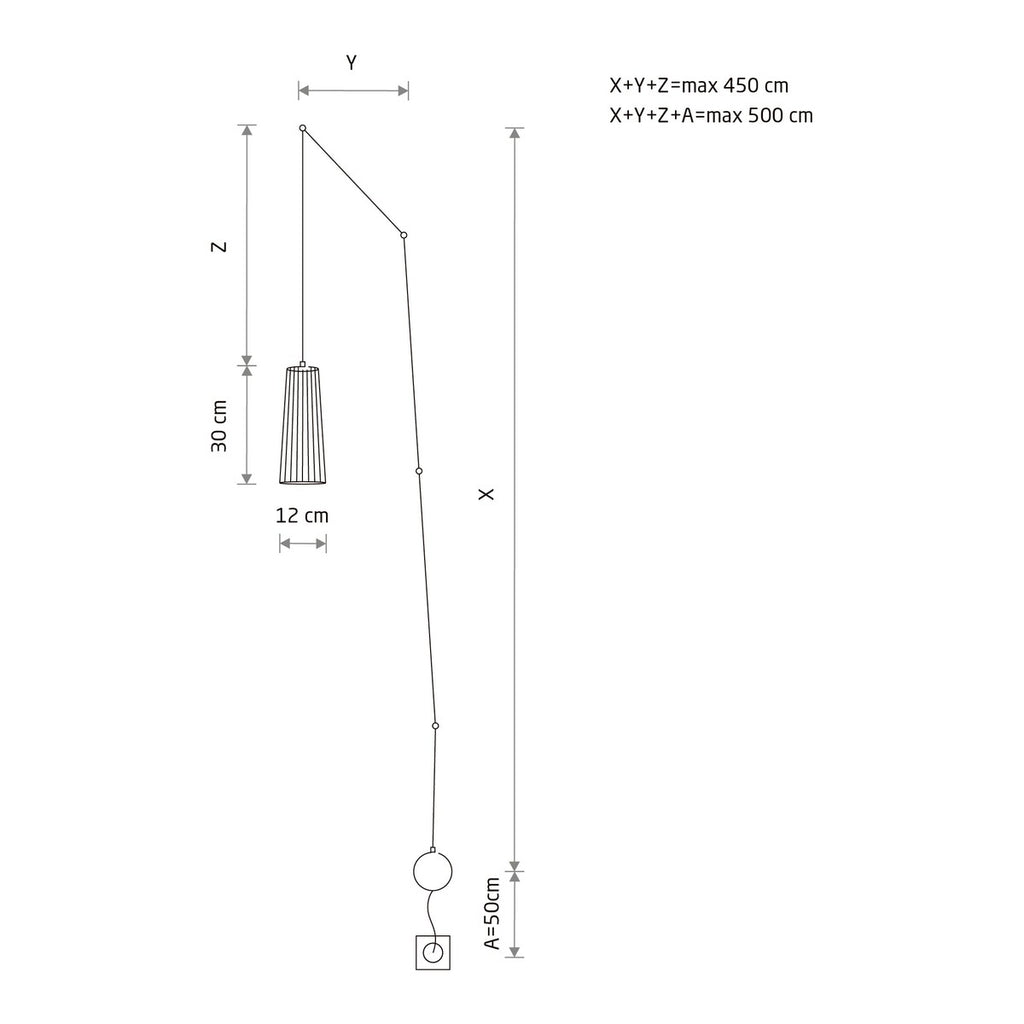 Nowodvorski Kinkiet regulowany z włącznikiem DOVER 10W only LED 50/60Hz - Sklejka - Czarny II 9264