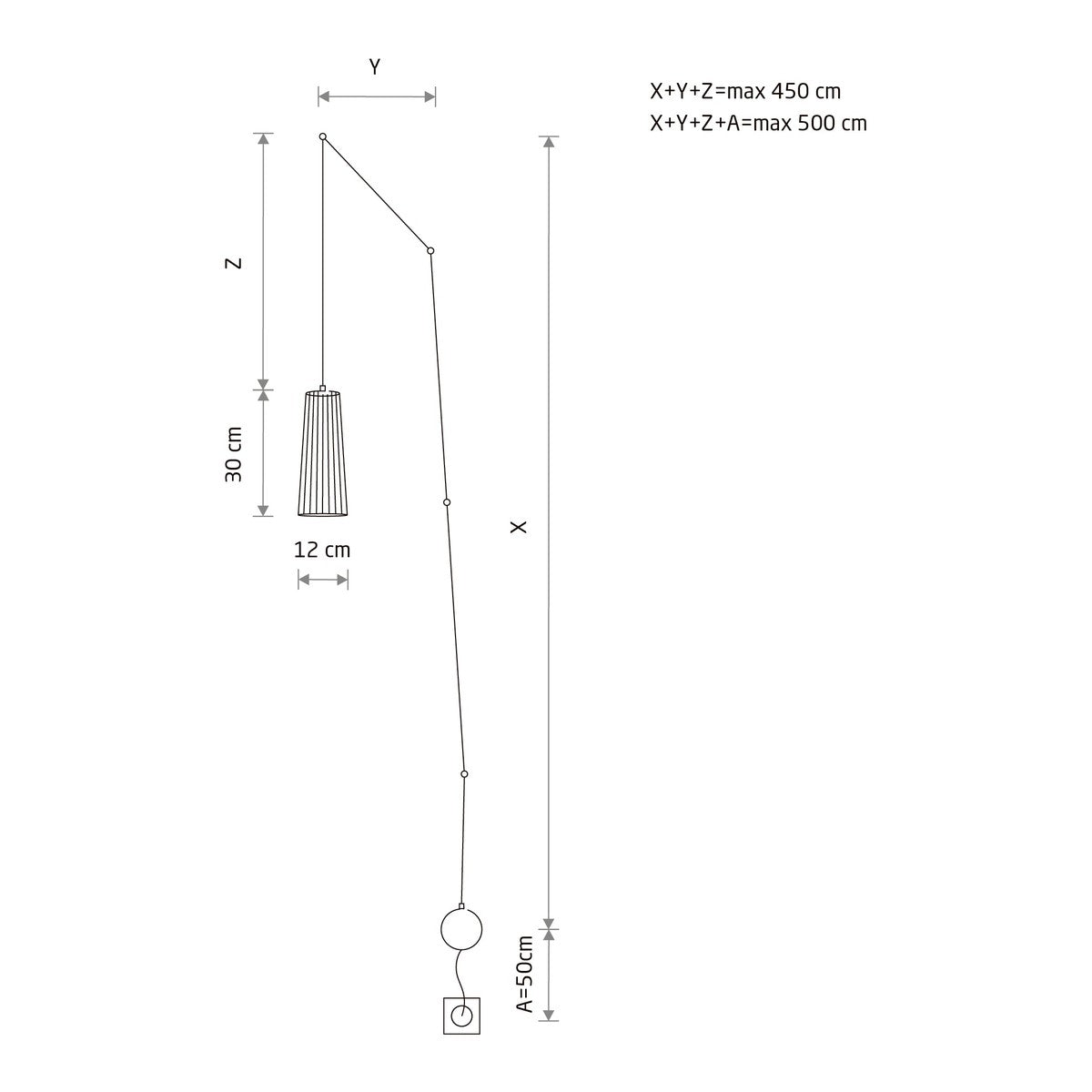 Nowodvorski Kinkiet regulowany z włącznikiem DOVER 10W only LED 50/60Hz - Sklejka - Czarny II 9264