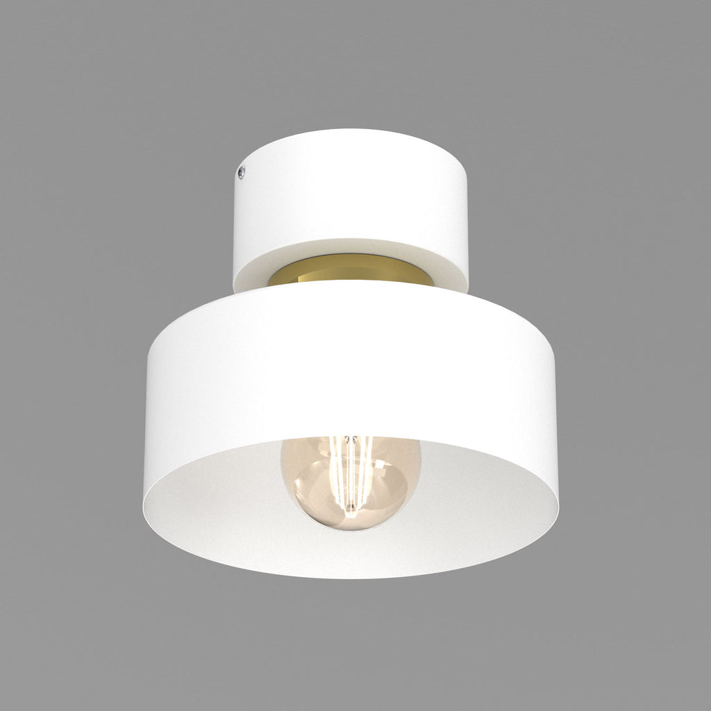 plafon Marti white/gold 1xE27