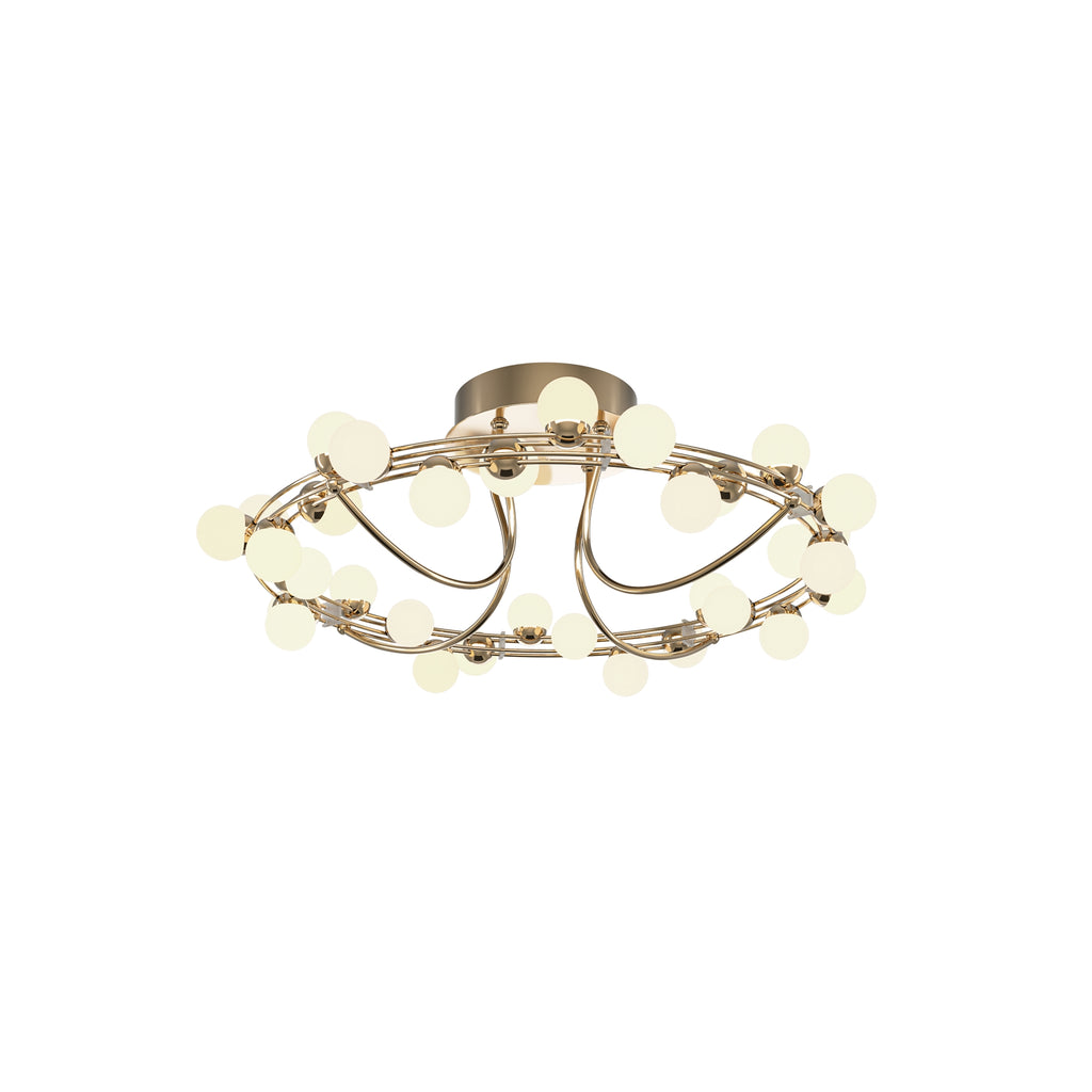Maytoni Plafon Tessara - Stal nierdzewna - Złoty MOD081CL-L36G3K