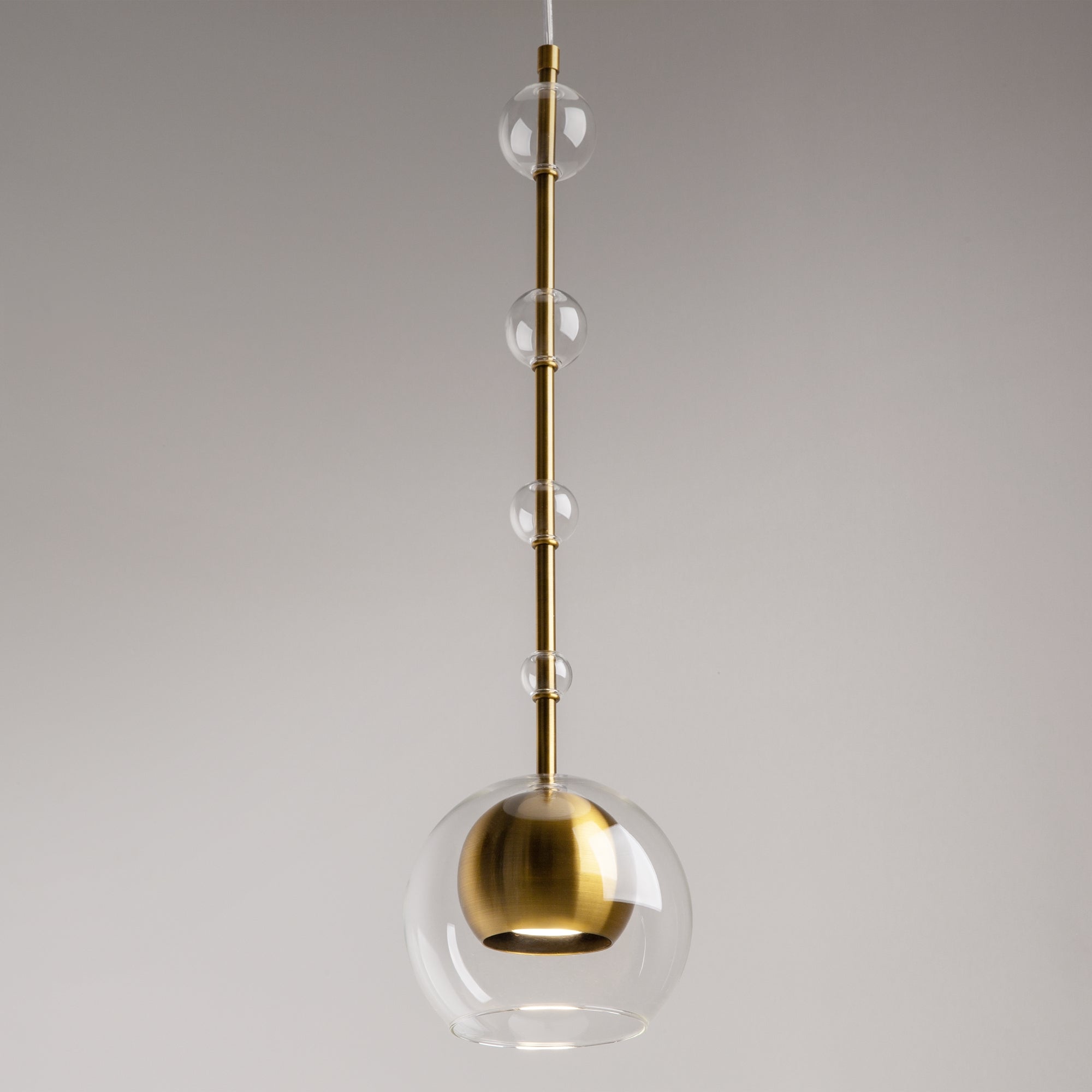 Maytoni Lampa wisząca Ros - Metal - Mosiądz MOD227PL-01BS