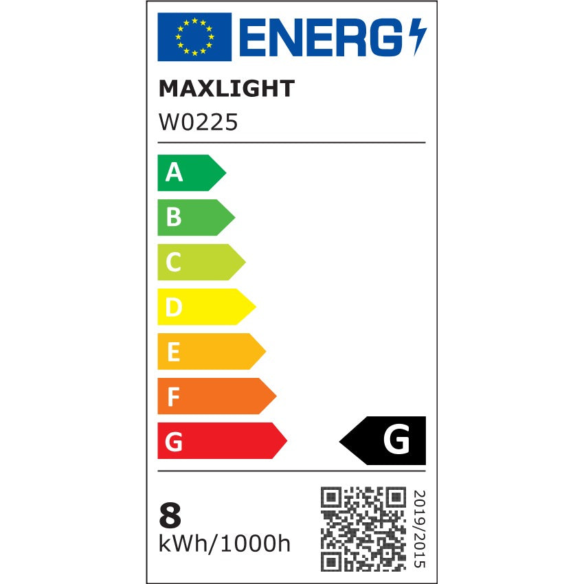 Maxlight Kinkiet Krom - Metal + szkło - Chrom W0225