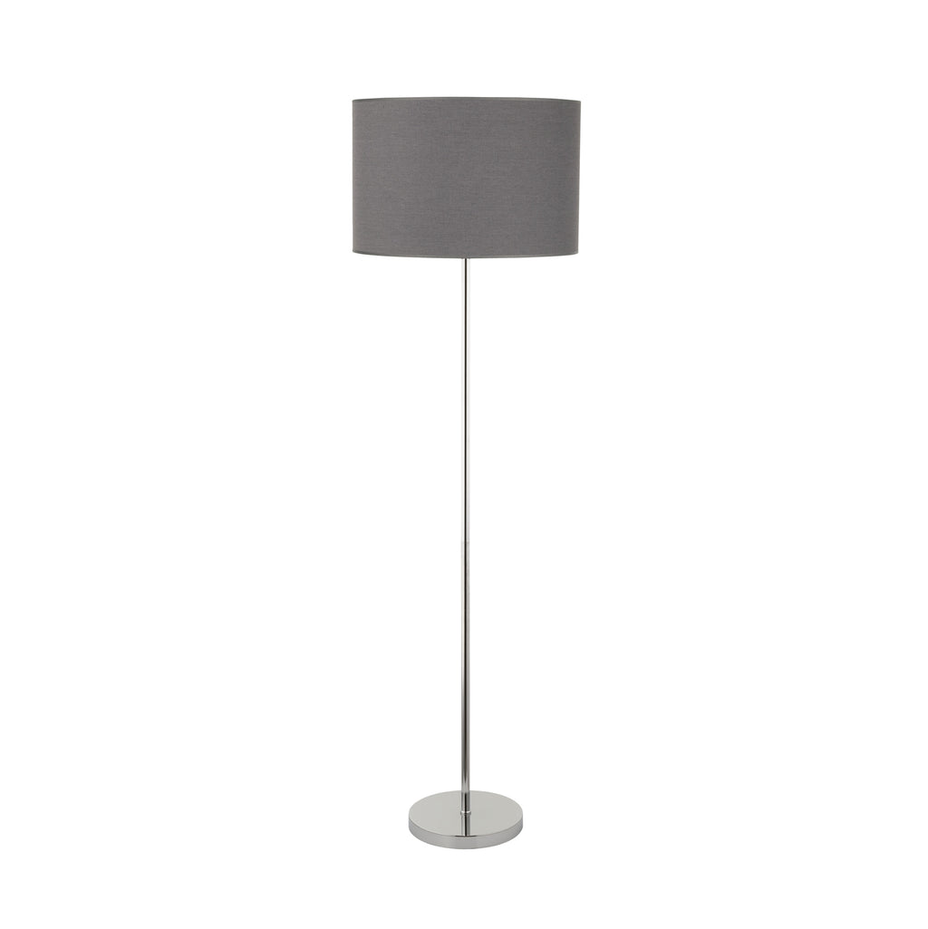 Nowodvorski Lampa podłogowa HOTEL 25W only LED 50/60Hz - Tkanina - Szary