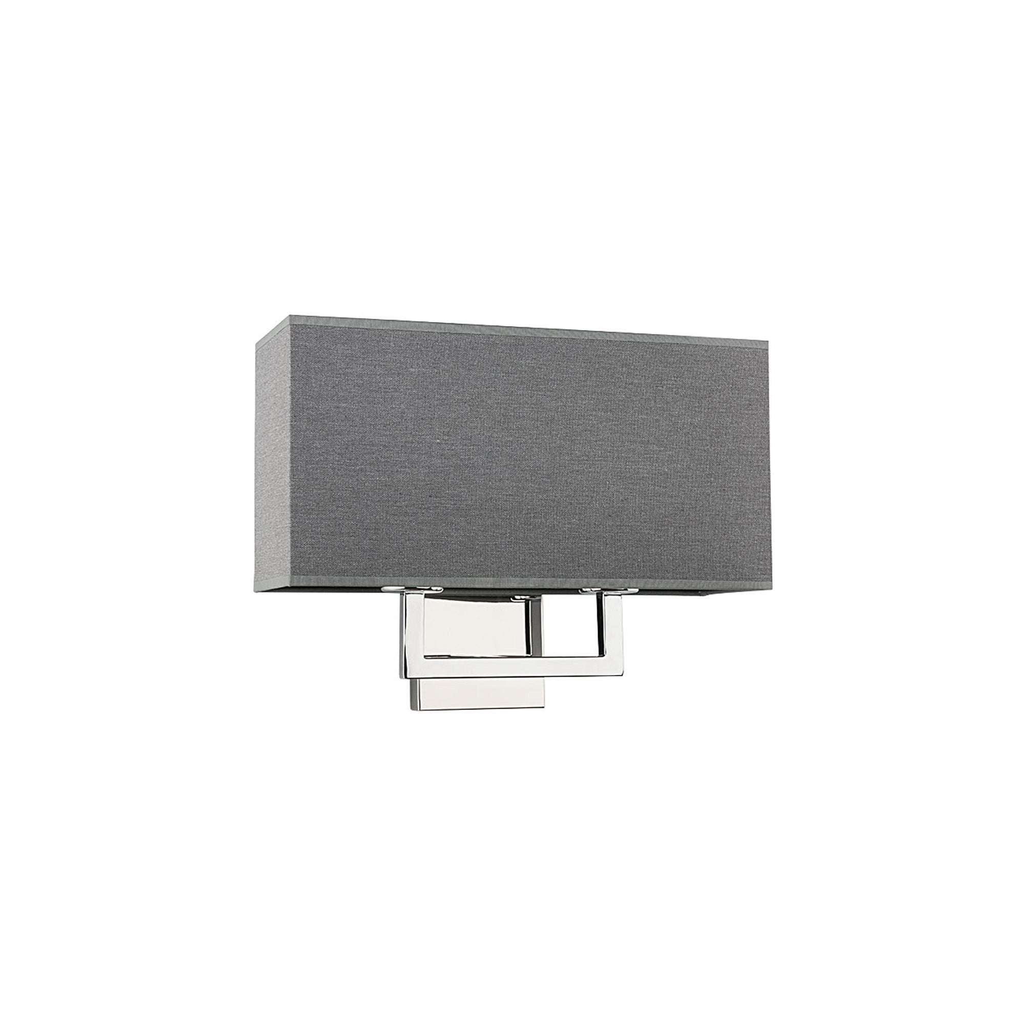 Nowodvorski Kinkiet HOTEL 25W only LED 50/60Hz - Tkanina - Szary II