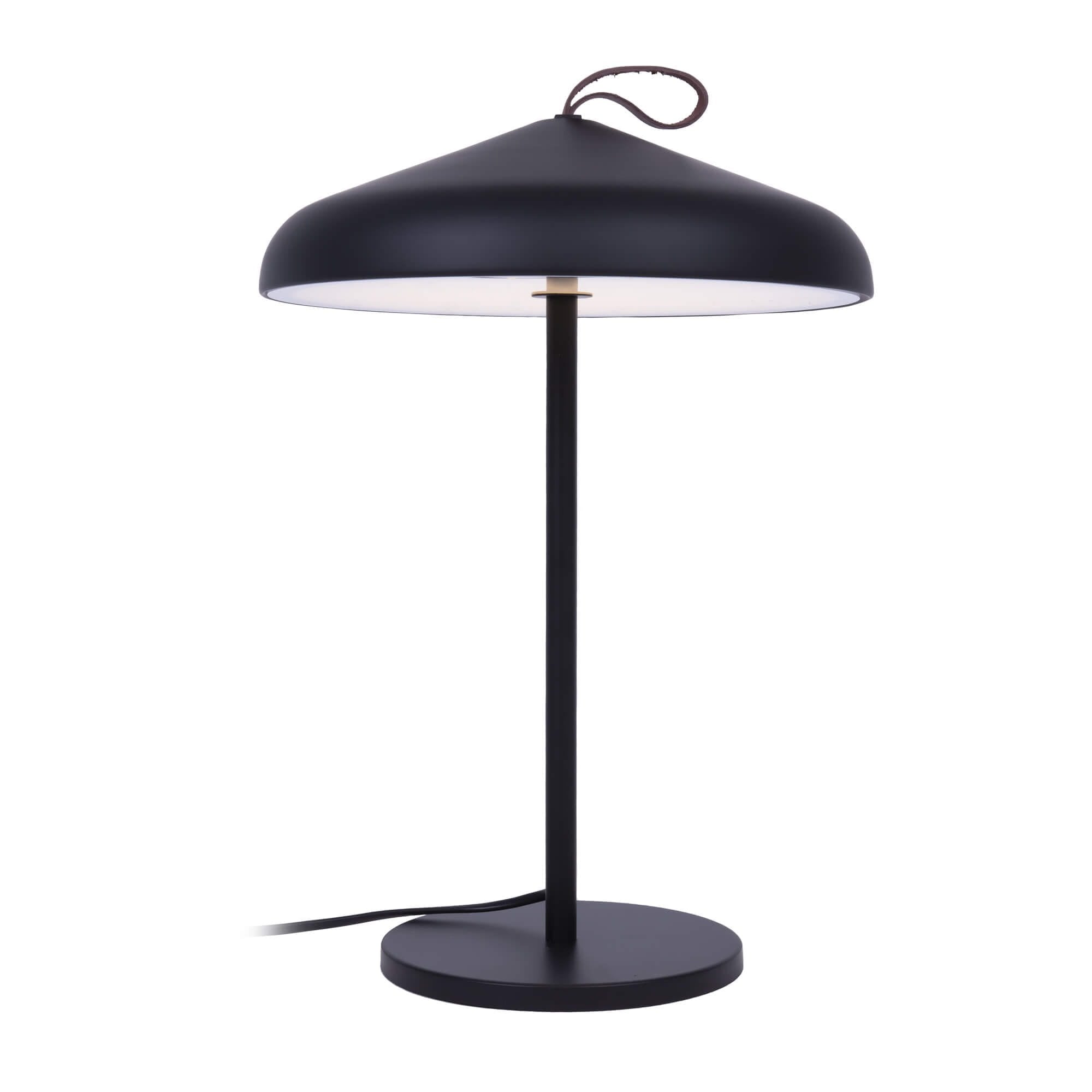 Maxlight Lampa stołowa Nord - Aluminium + stal + akryl - Czarny T0049