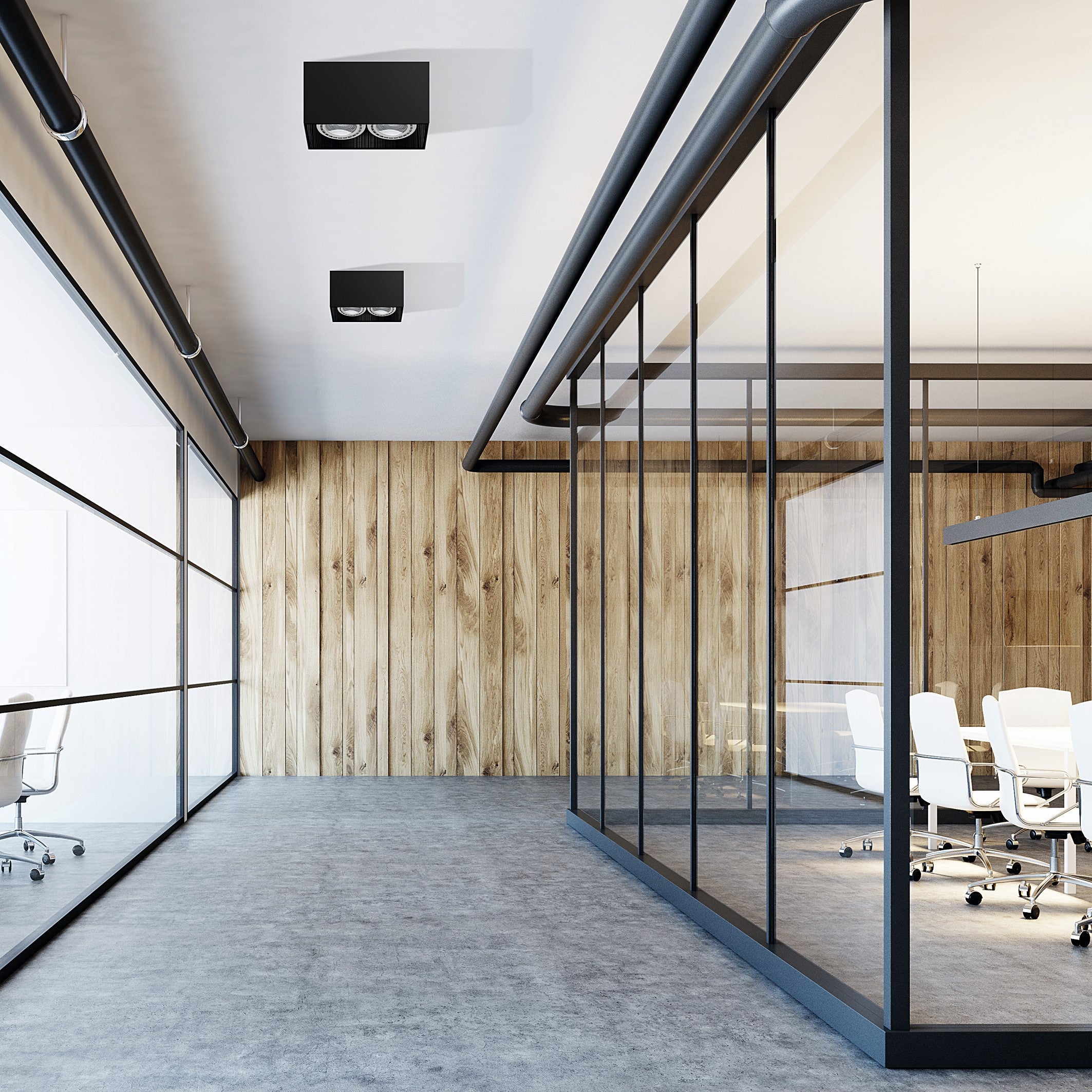 Nowodvorski Lampa downlights natynkowa GROOVE 15W only LED 50/60Hz - Aluminium lakierowane - Czarny II