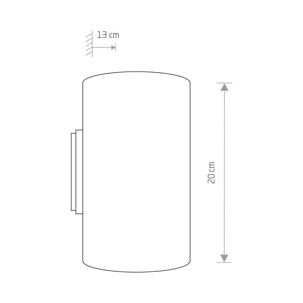 Nowodvorski Kinkiet TUBE 15W only LED 50/60Hz - Aluminium lakierowane - Biały 9317