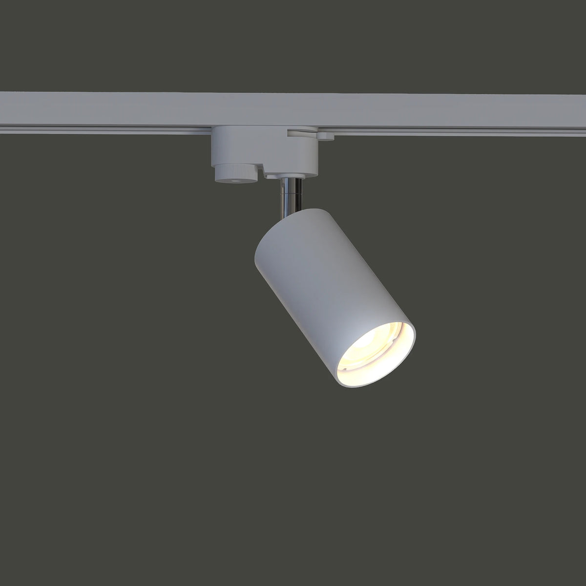 Nowodvorski System szynowy PROFILE EYE SPOT 1-obwodowy Profile Lampa 10W only LED - Stal lakierowana - Biały 9321 - lampa włączona