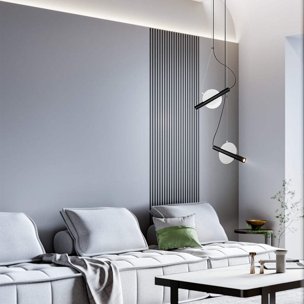 Maytoni Lampa wisząca Enigma - Metal - Biały MOD150PL-L5W3K