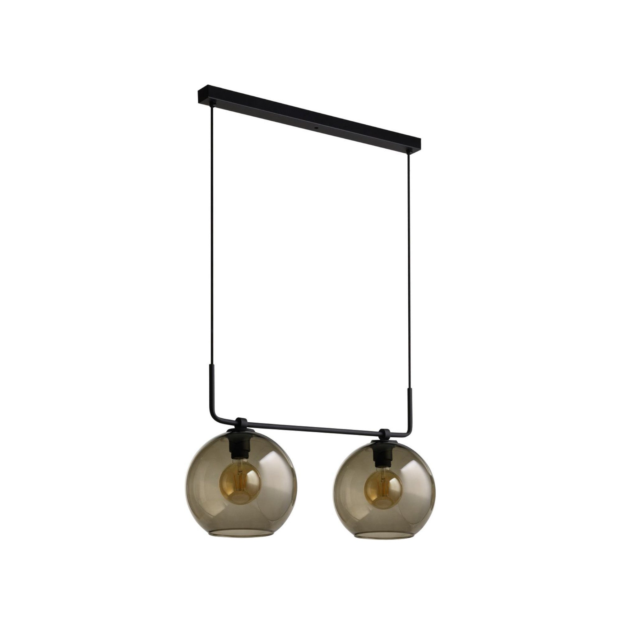 Nowodvorski Lampa wisząca MONACO 25W only LED 50/60Hz - Szkło - Czarny I