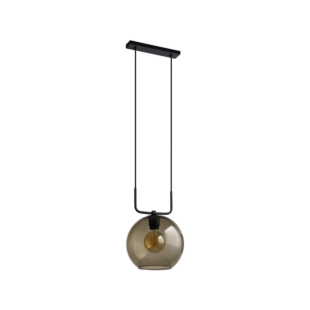 Nowodvorski Lampa wisząca MONACO 25W only LED 50/60Hz - Szkło - Czarny II