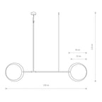Nowodvorski Lampa wisząca MINIMAL 25W only LED 50/60Hz - Drewno - Dębowy 9375