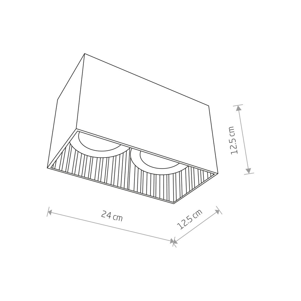 Nowodvorski Lampa downlights natynkowa GROOVE 15W only LED 50/60Hz - Aluminium lakierowane - Biały II 9383